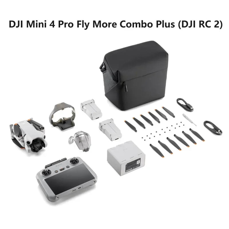 Good 100% Original DJI Mini 4 Pro Drone Fly More Combo Under 249g 4K/60fps HDR True Vertical Shooting ActiveTrack 360°