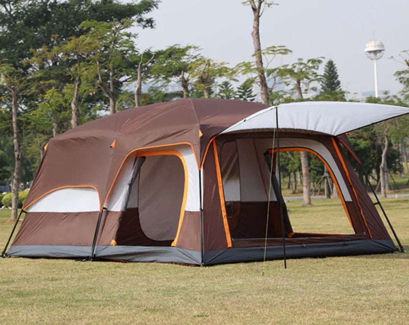 Picnic Camping Tent Waterproof Outdoor Multiple Portable Large And Medium Tent Group Camping Two Rooms One Hall Four Season Tent
