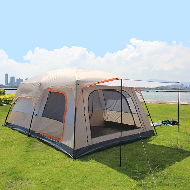 Picnic Camping Tent Waterproof Outdoor Multiple Portable Large And Medium Tent Group Camping Two Rooms One Hall Four Season Tent