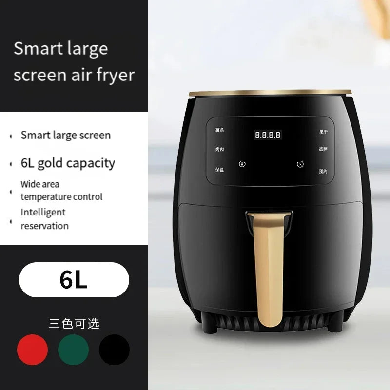 New Air Fryer Household Large Capacity French Fry Machine Multifunctional Electric Fryer