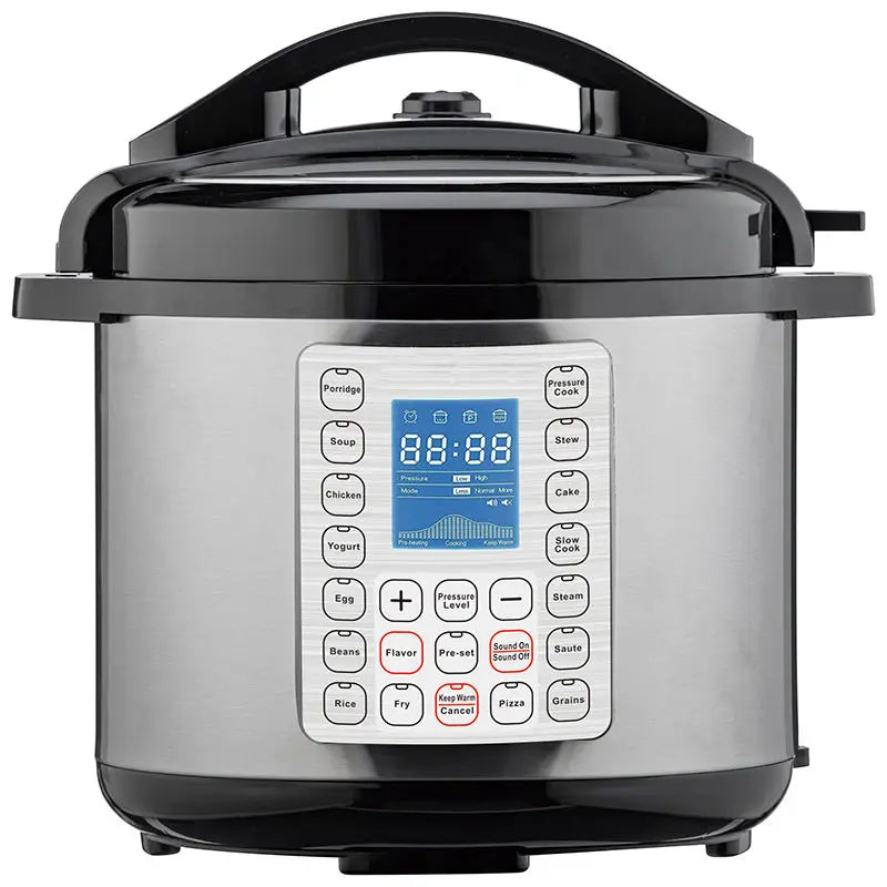 OKICOOK Nutricook National 8 Litre 1200W Instant Duo 8 In-1 Electric Pressure Cooker With Steamer Wf Factory