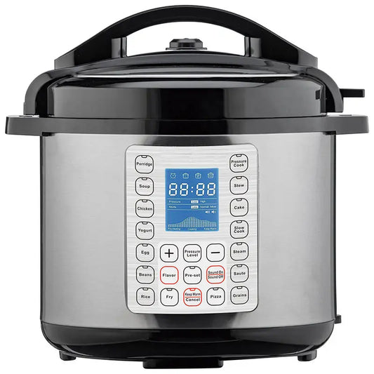 OKICOOK Nutricook National 8 Litre 1200W Instant Duo 8 In-1 Electric Pressure Cooker With Steamer Wf Factory