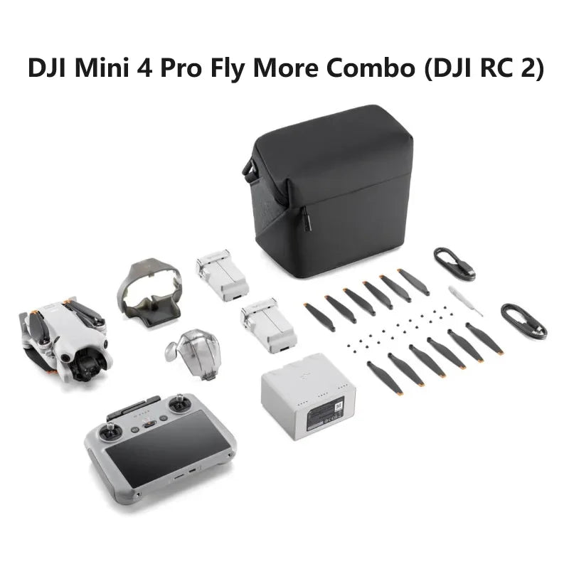 Good 100% Original DJI Mini 4 Pro Drone Fly More Combo Under 249g 4K/60fps HDR True Vertical Shooting ActiveTrack 360°