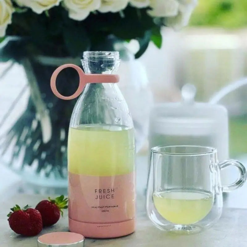 Juice Blender Portable Electric Juicer Bottle 6 Blades Shake Orange Lemon USB Charging Fruit Mixer Fresh Squeezer Machine