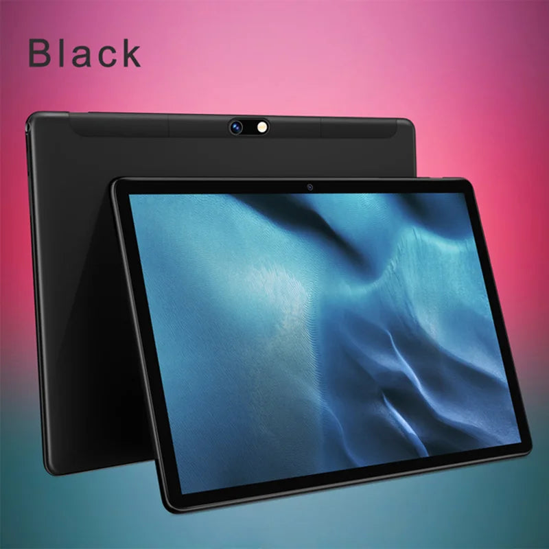 S10 New 10.1 Inch Android Tablet Pc Google Play Dual Cameras Octa Core Dual SIM Phone Call Tablets BT Wi-Fi 4GB RAM 64GB ROM