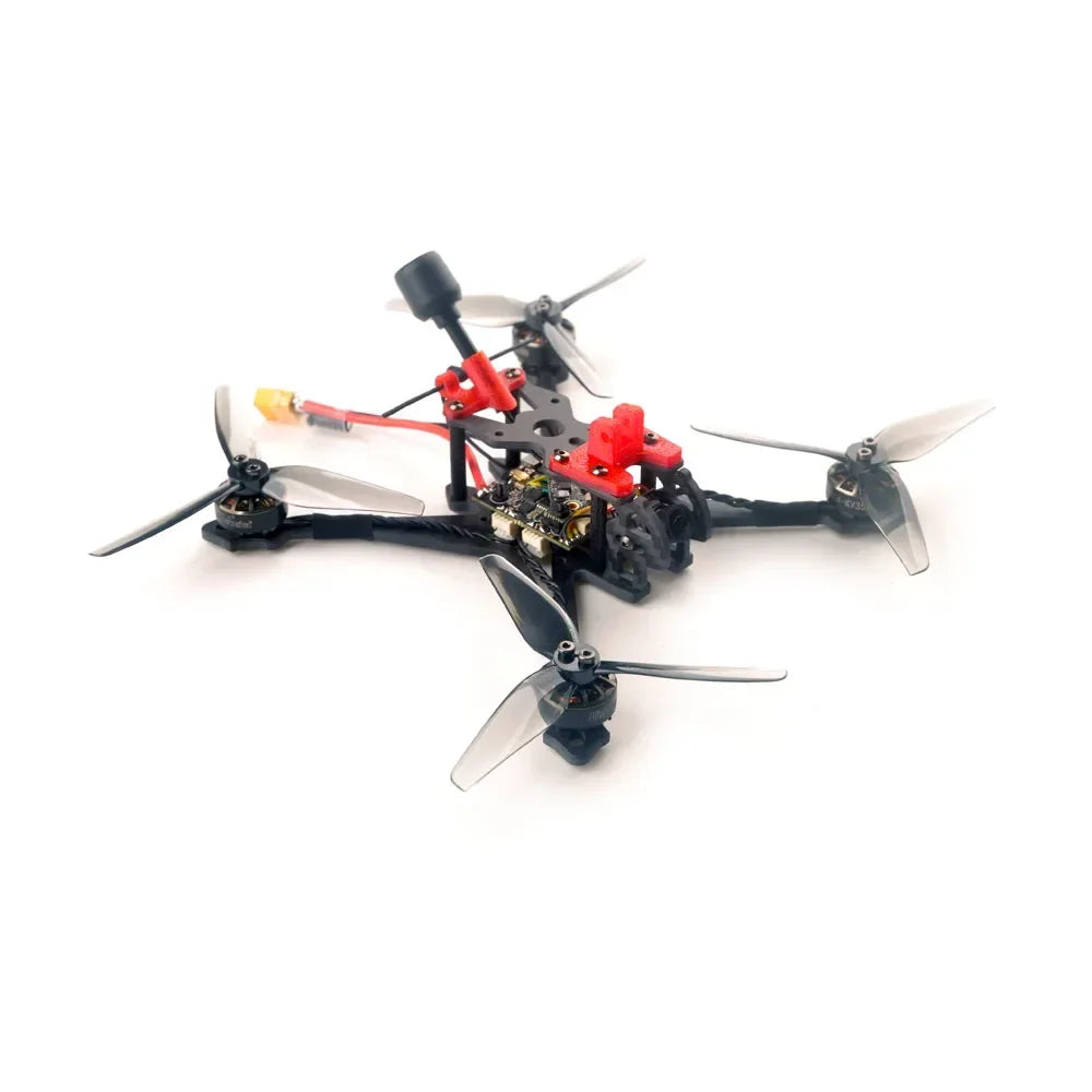 HappyModel Crux35 ELRS V2 CrazyF411 ELRS AIO URAT OVX306 300mW Caddx Ant 1200TVL EX1404 KV3500 4S 3.5inch FPV Freestyle Drone