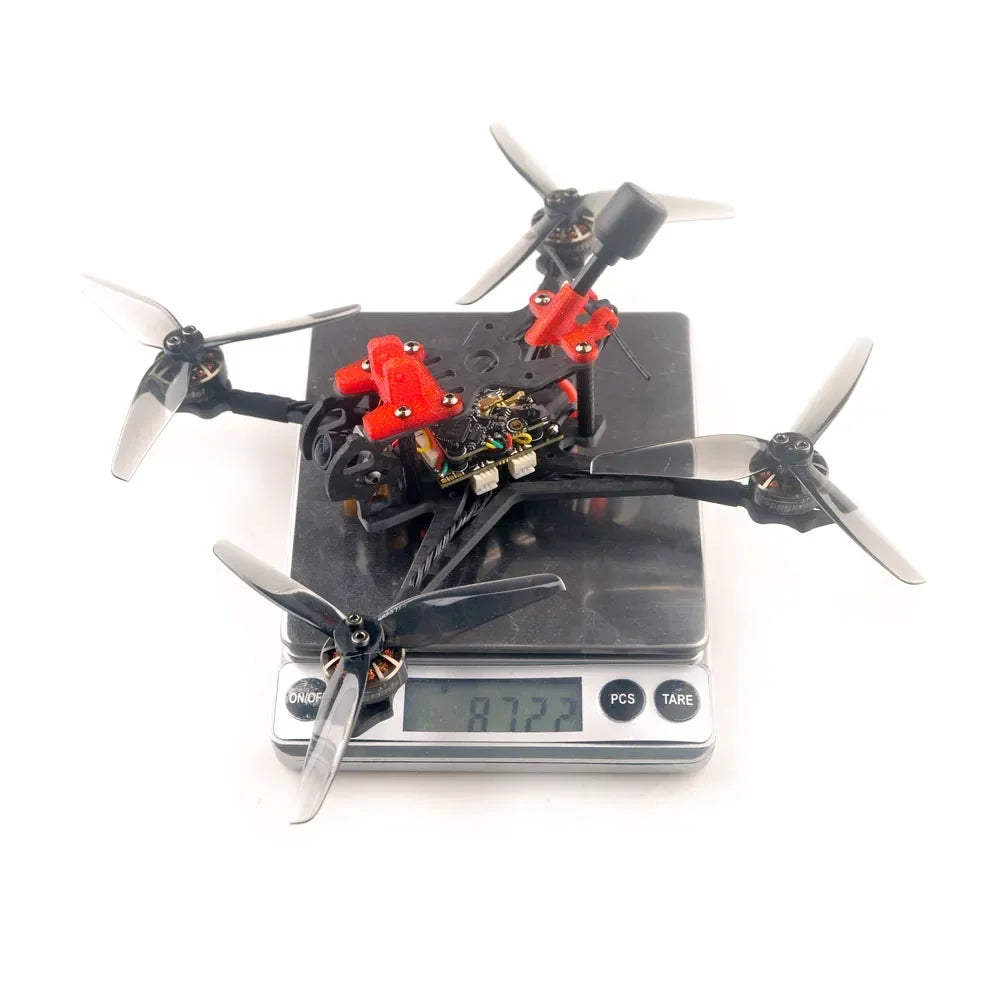 HappyModel Crux35 ELRS V2 CrazyF411 ELRS AIO URAT OVX306 300mW Caddx Ant 1200TVL EX1404 KV3500 4S 3.5inch FPV Freestyle Drone