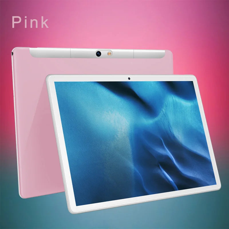 S10 New 10.1 Inch Android Tablet Pc Google Play Dual Cameras Octa Core Dual SIM Phone Call Tablets BT Wi-Fi 4GB RAM 64GB ROM