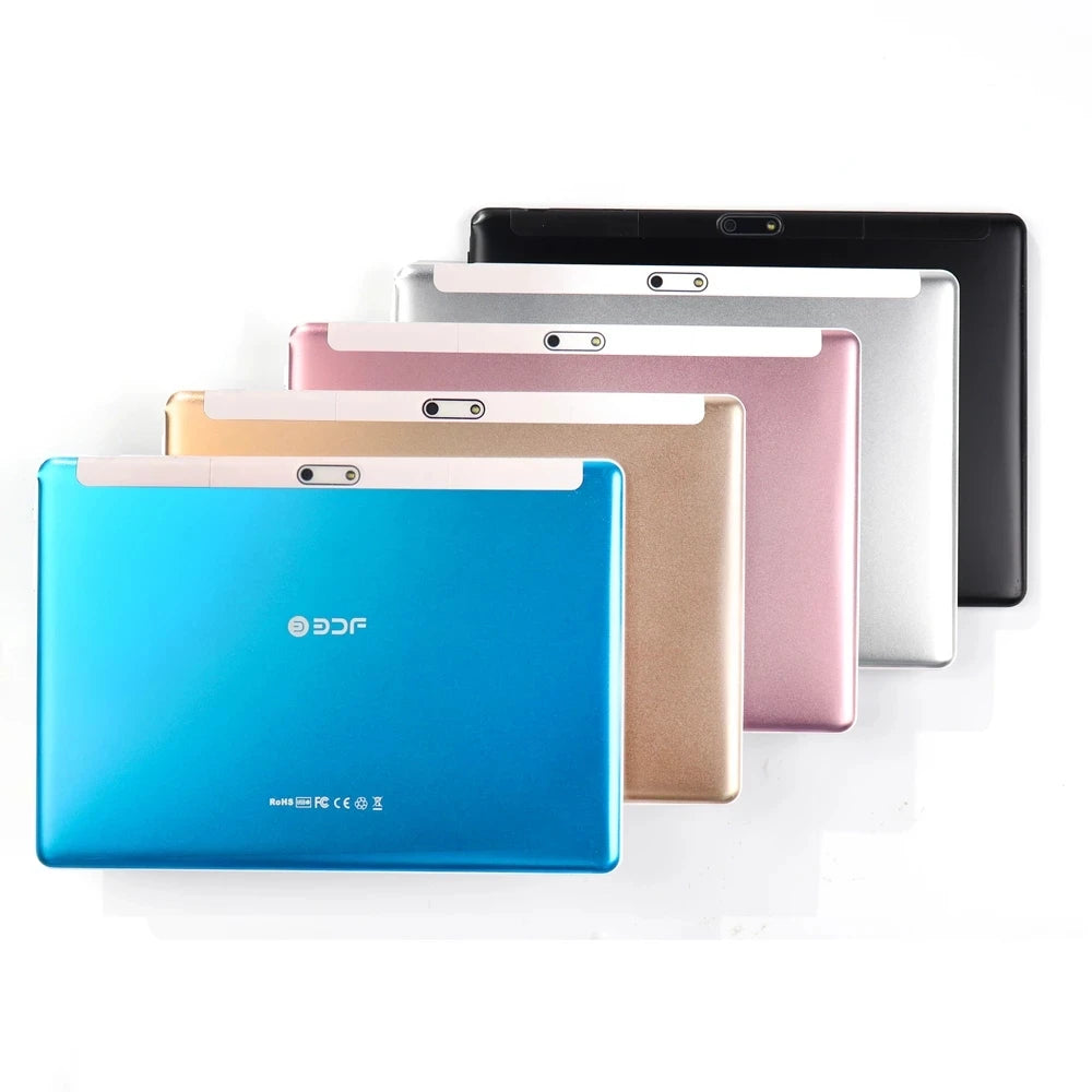 S10 New 10.1 Inch Android Tablet Pc Google Play Dual Cameras Octa Core Dual SIM Phone Call Tablets BT Wi-Fi 4GB RAM 64GB ROM