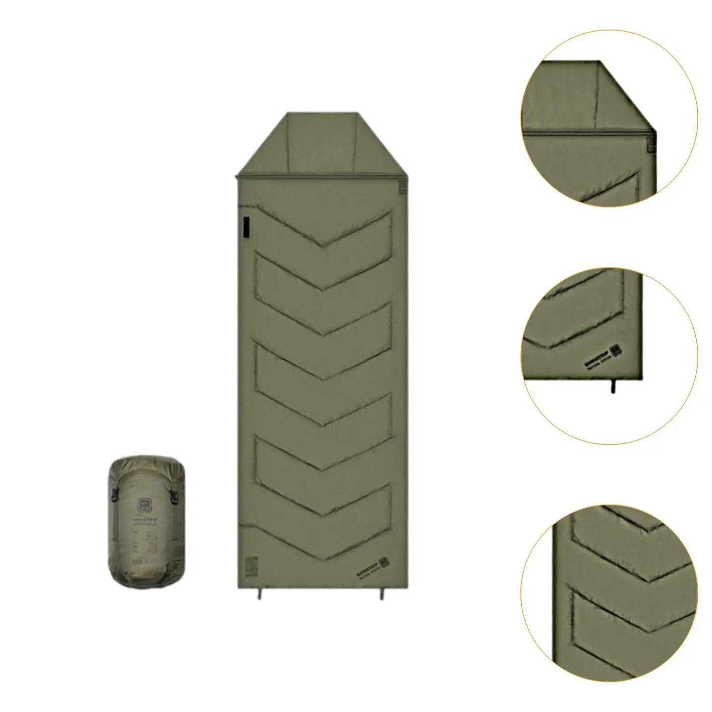 Camping Sleeping Bag Compact Versatile Comfortable Indoor Outdoor Sleeping Bag for Emergency Hiking Traveling Trekking Home