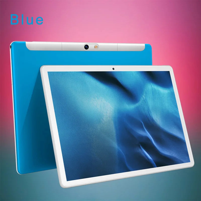 S10 New 10.1 Inch Android Tablet Pc Google Play Dual Cameras Octa Core Dual SIM Phone Call Tablets BT Wi-Fi 4GB RAM 64GB ROM